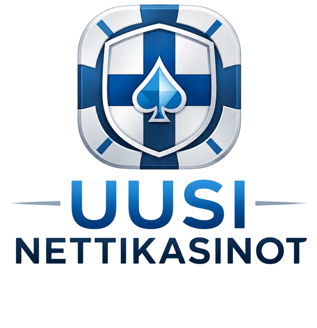 Uusi Nettikasinot -sivuston logo suomalaisille kasinovertailuille