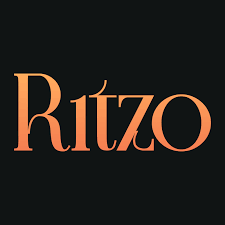 Ritzo-kasinon logo selkeän kasinosivuston kortissa